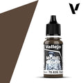 Vallejo Model Color Medium Brown Acrylic 18ml/0.60 fl oz Dropper Bottle - 70.826