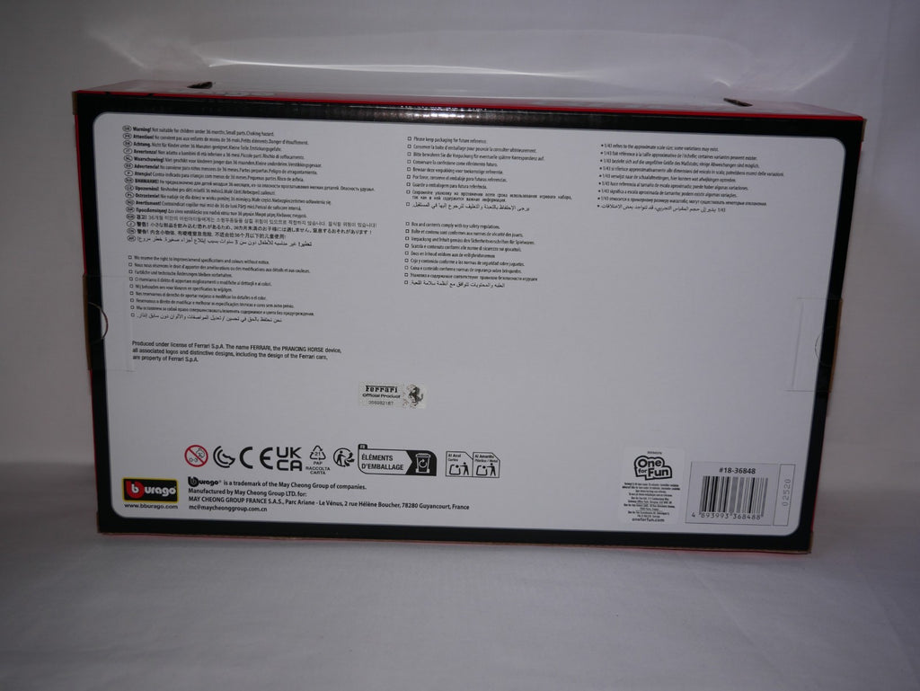 Burago 1:43 Scuderia Ferrari F1 Charles Leclerc Highlights 4 Car Set - #18-36848