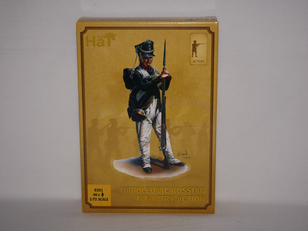 Hat Industrie 1:72 Scale Napoleonic Russian Infantry (Action) Miniatures - 8351