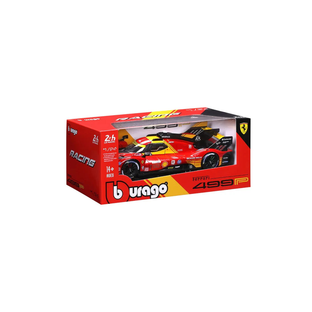 Burago 1:24 Ferrari Racing 499P Le Mans Hypercar 2024 AF Corse No.50 - #18-26312