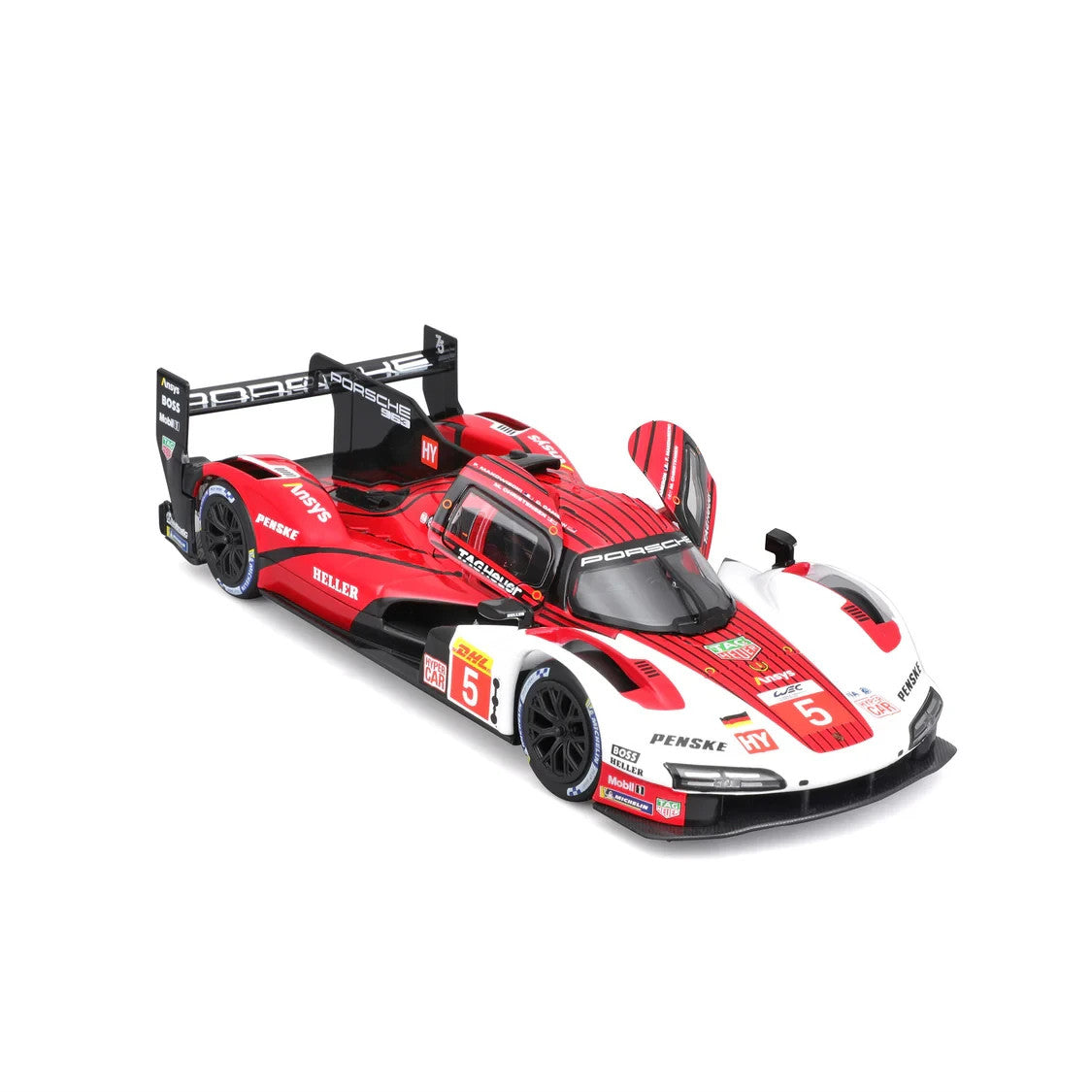 Burago 1:24 Scale Porsche 963 (No.5) Penske Motorsport WEC Hypercar - #18-28022