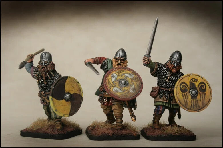 Victrix Warriors Of The Dark Ages 28mm Scale Hard Plastic Vikings Models VXDA001