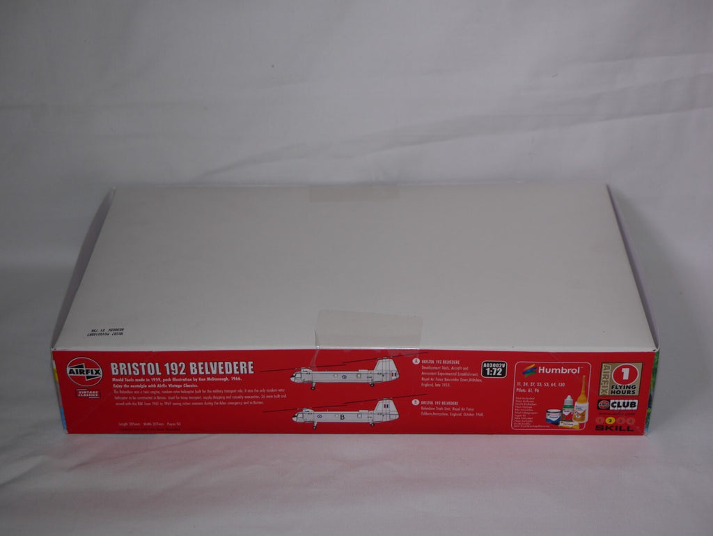 Airfix Vintage Classics 1:72 Scale Bristol 192 Belvedere Skill Level 2 - A03002V