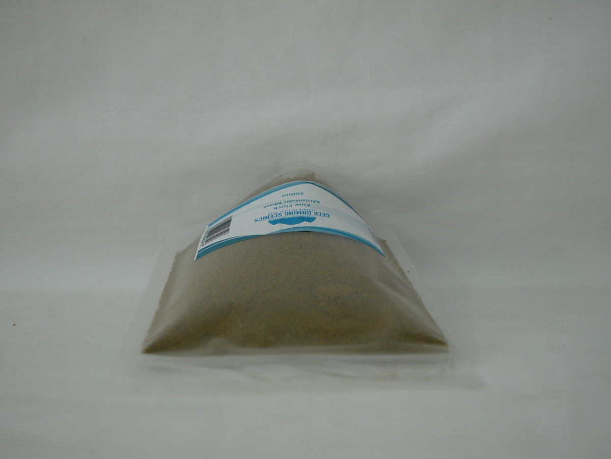 Geek Gaming Scenics Mountain Moss Fine Modeling Flock 300ml Pouch - GGFF-MM-300
