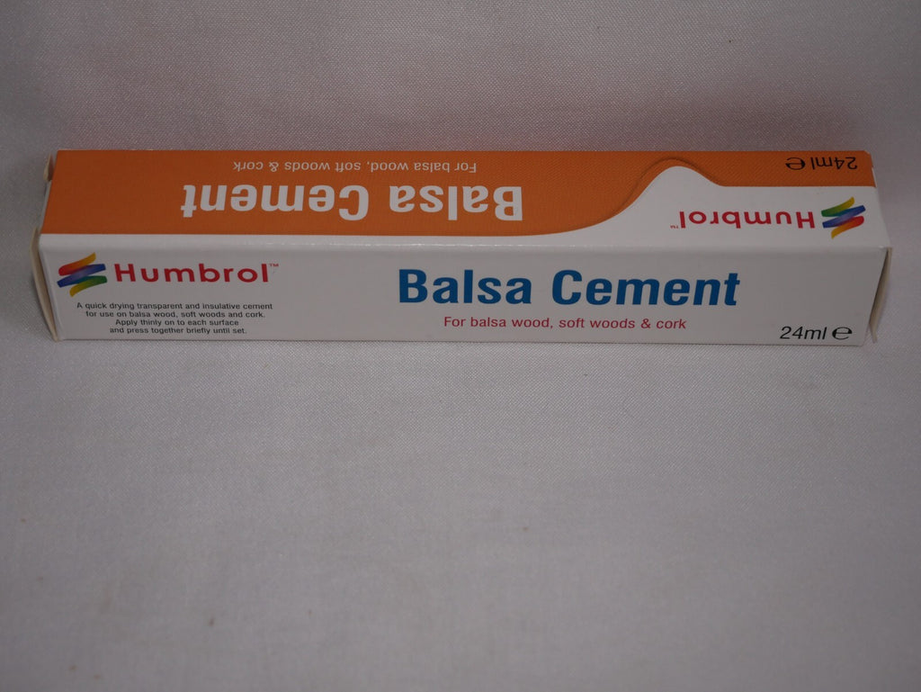 Humbrol Large Balsa Cement For Balsa Wood Craftwork & Modeling 24ml Tube AE0603
