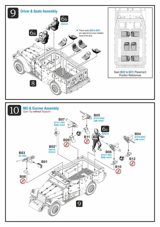 Rubicon Models 1:56 M3A1 Armoured Scout Car (Early & Late Production) - 280083