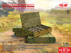 ICM 1:35 Scale Model Plastic Kit RS-132 Ammunition Boxes For Dioramas - 35795