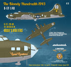 Eduard 1:48 Boeing B-17F Flying Fortress The Bloody Hundredth 1943 Limited Edition - 11183