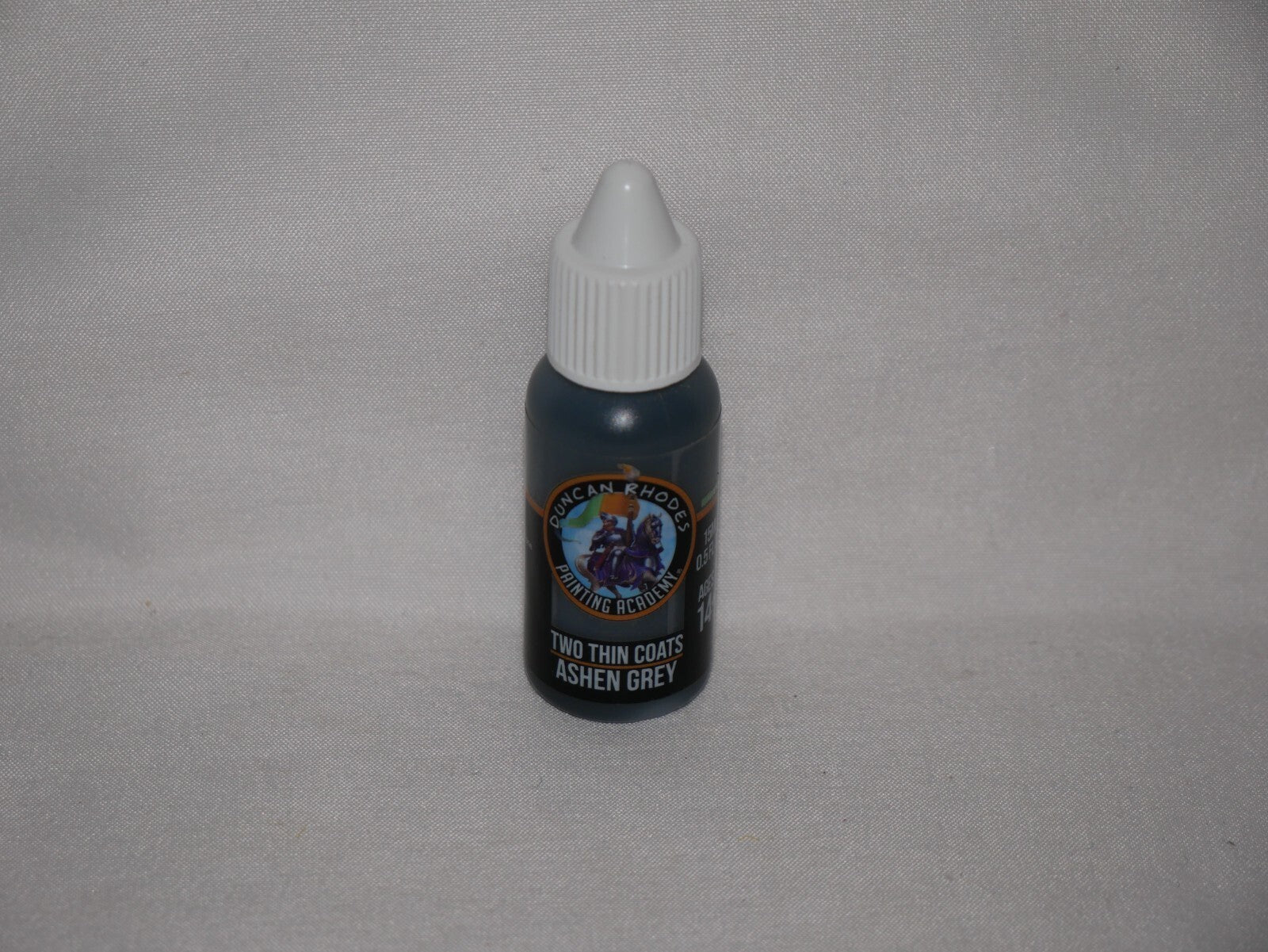 Duncan Rhodes Painting Academy 'Two Thin Coats' Ashen Grey 15ml Bottle - 10085