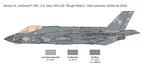 Italeri 1:72 Scale Lockheed Martin F-35C Lightning II ''CATOBAR Version'' - 1469