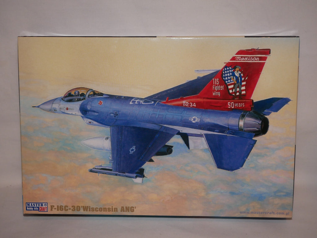 MisterCraft Hobby Kits 1:72 Scale (D-74) F-16C-30 Block 30 'Wisconsin ANG' 40741