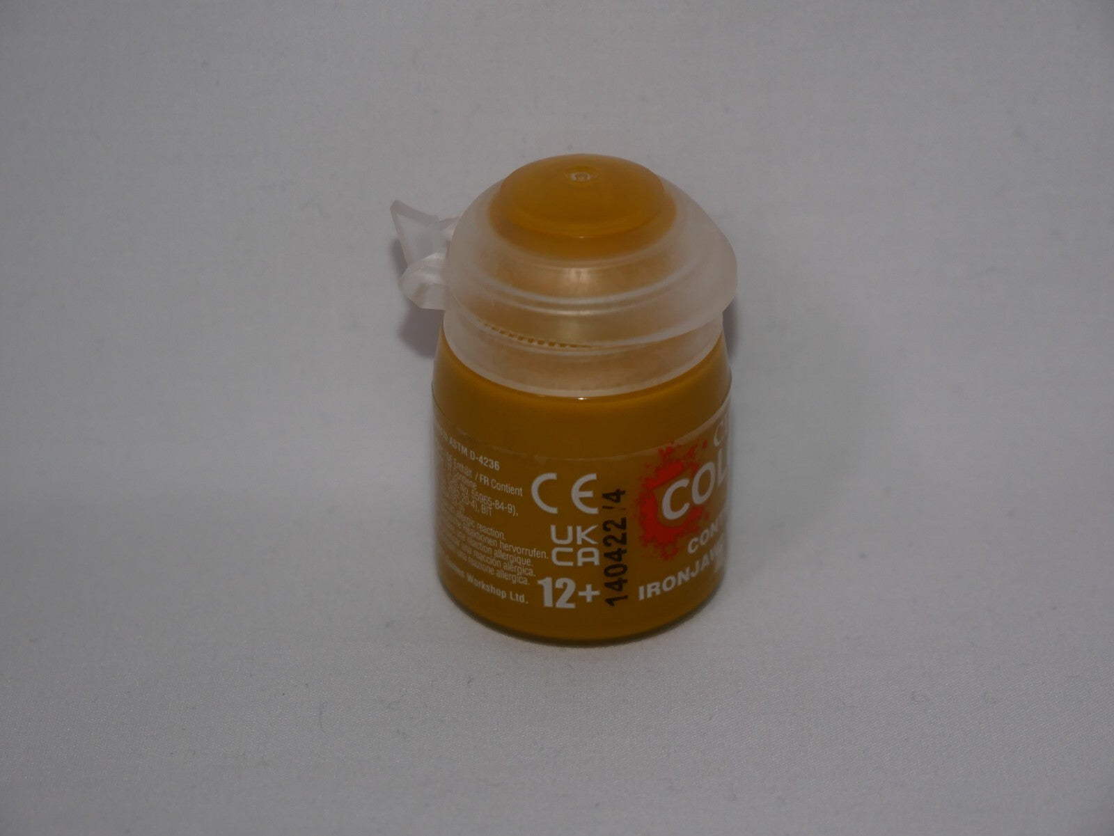 Citadel Colour Contrast Ironjawz Yellow Acrylic 18ml/0.60 fl oz Paint Pot 29-52