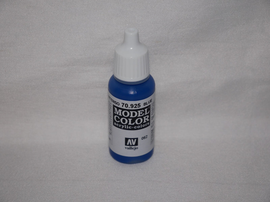 Vallejo Model Color Blue Acrylic 17ml/0.57 fl oz Dropper Bottle - 70.925