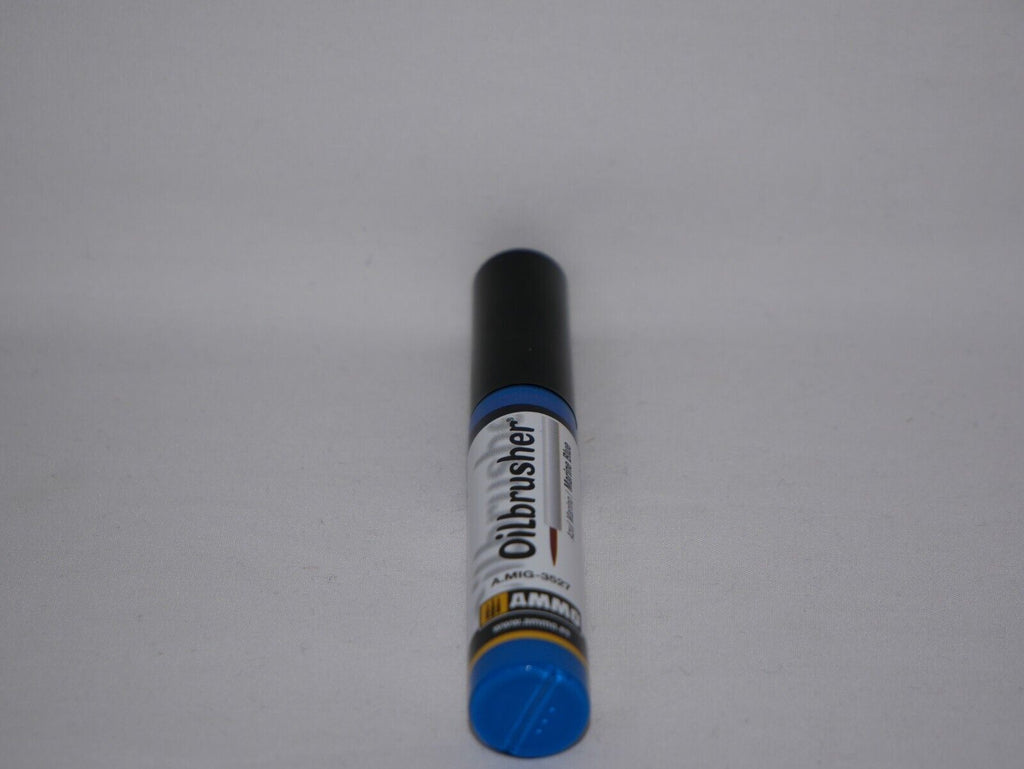 Ammo By Mig Jimenez Marine Blue Oilbrusher With Fine Brush Applicator A.MIG-3527