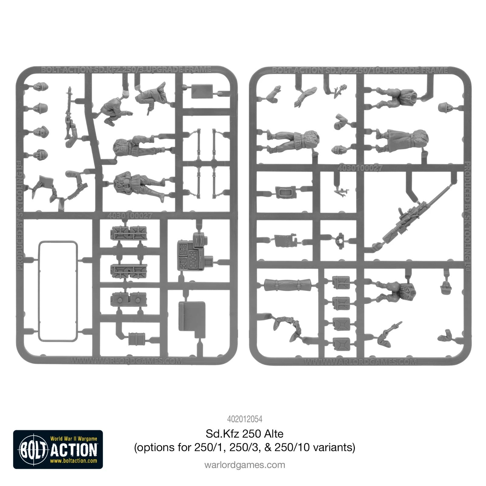 Warlord Games Bolt Action 1:56 Scale WWII SD.KFZ 250 (ALTE) Half-Track 402012054