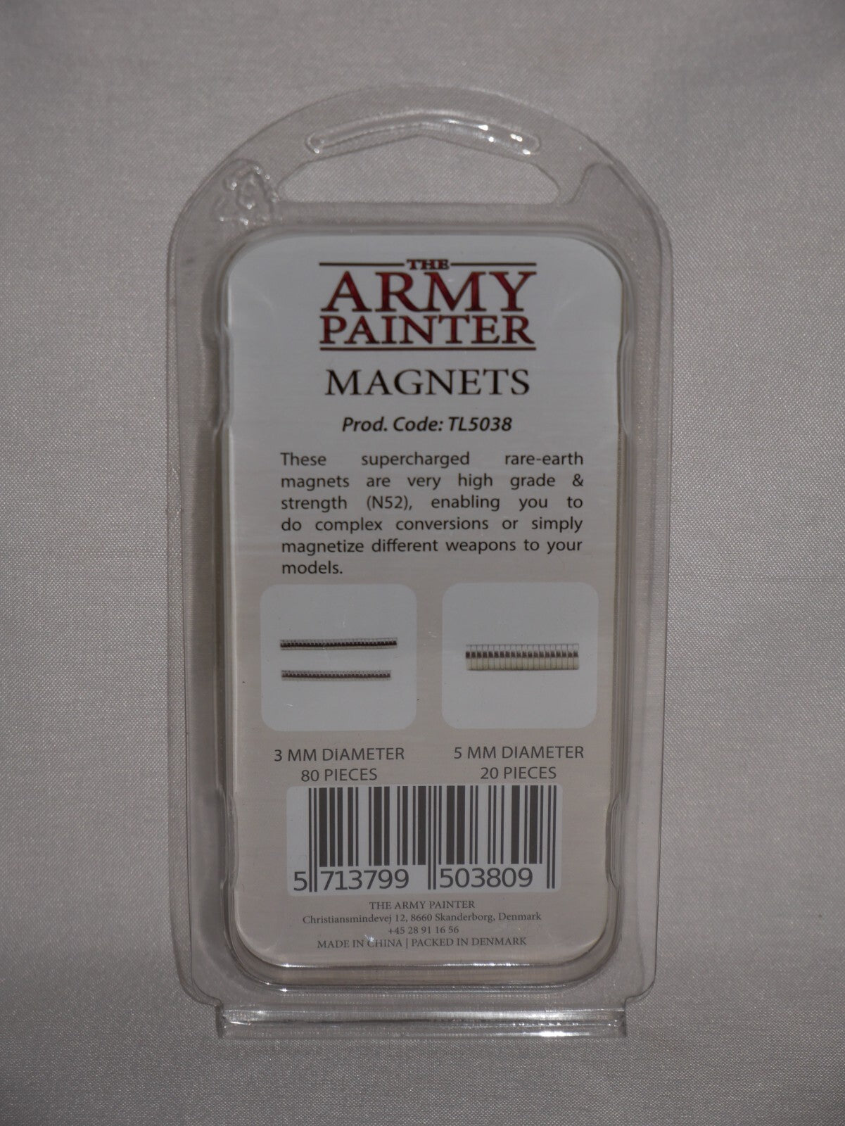 The Army Painter 3mm & 5mm Miniature & Model Magnets For Wargaming Models TL5038