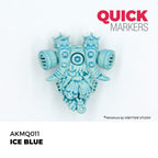 AK Interactive Acrylic Quick Gen Markers For Tabletop Games Ice Blue - AKMQ011