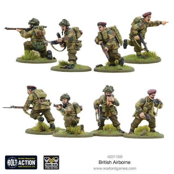 Warlord Games Bolt Action 1:56 British Airborne Allied Paratroopers - 402011009