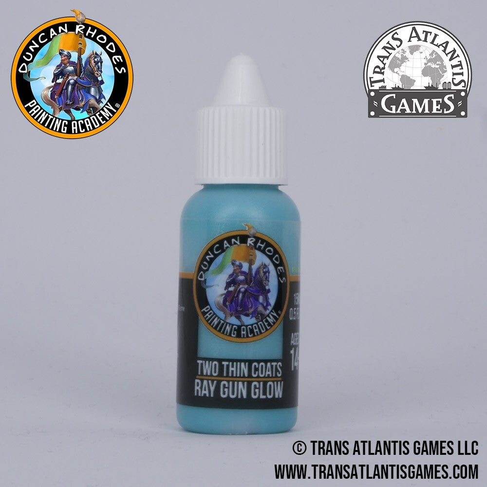 Duncan Rhodes Painting Academy 'Two Thin Coats' Ray Gun Glow 15ml Bottle - 10069