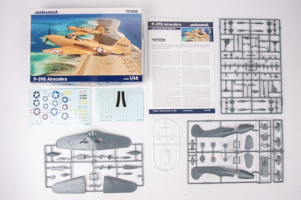 Eduard 1:48 Scale WWII Bell P-39Q Airacobra Weekend Edition Plastic Kit - 8470