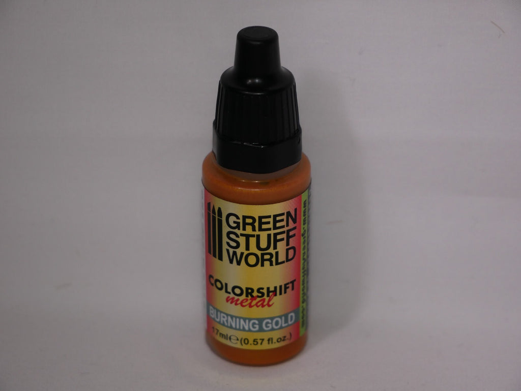 Green Stuff World Colorshift Chameleon Metal Paints Range Burning Gold 17ml 1606