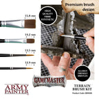 Army Painter Gamemaster Terrain 4 Piece Brush Kit For Terrain Painting - GM4006