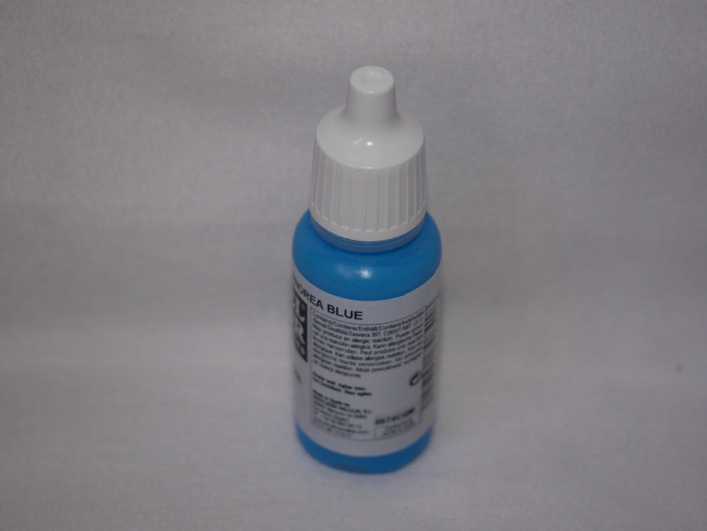 Vallejo Model Color Andrea Blue Acrylic 17ml/0.57 fl oz Dropper Bottle - 70.841