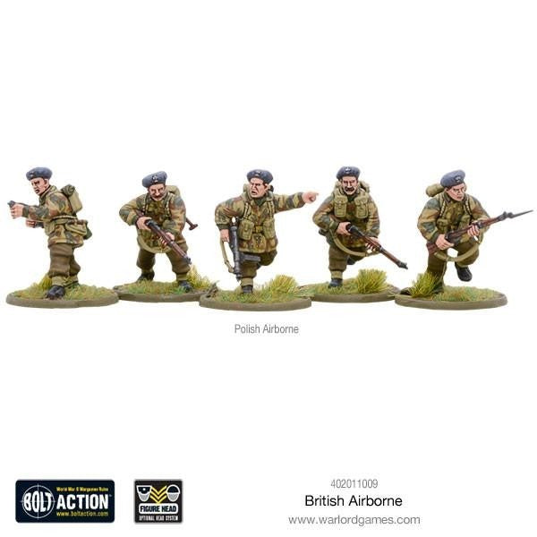 Warlord Games Bolt Action 1:56 British Airborne Allied Paratroopers - 402011009