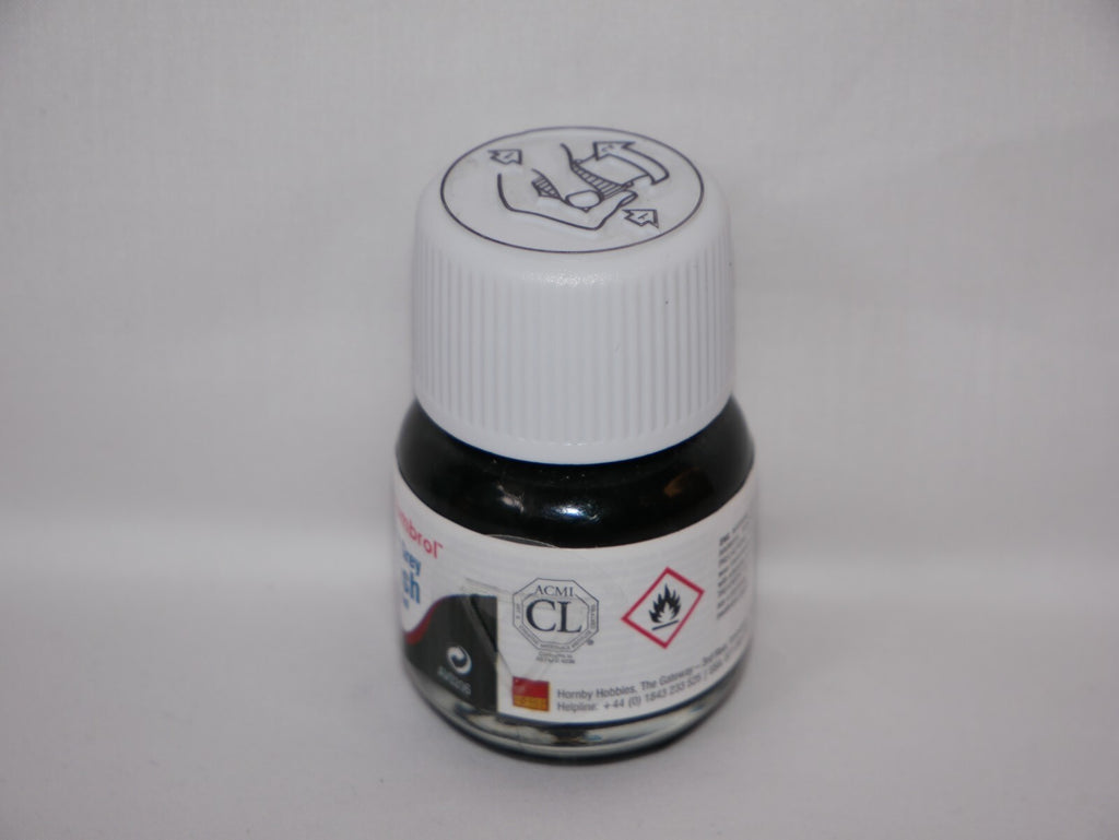 Humbrol Scale Modelling Enamel Blue Grey Wash (28ml) Glass Jar Bottle - AV0206