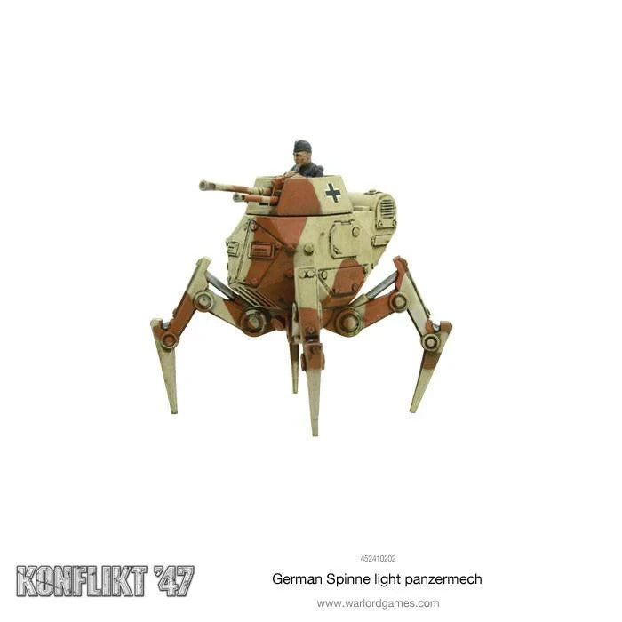 Warlord Games Konflikt 47 1:56 Scale German Spinne Light Panzermech - 452410202