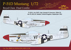 Eduard 1:72 Scale P-51D Mustang Dual Combo Set 'The Royal Class Edition' - R0021