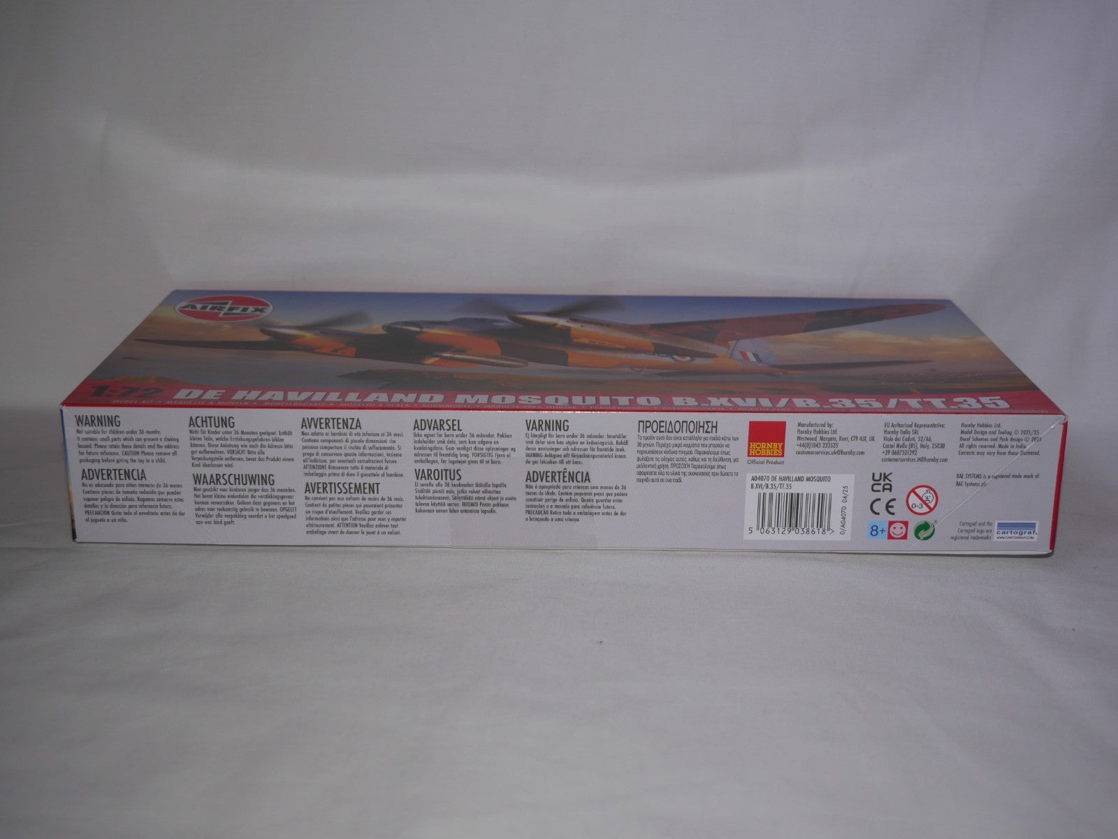 Airfix 1:72 Scale De Havilland Mosquito B.XVI/B.35/TT.35 Skill Level 2 - A04070