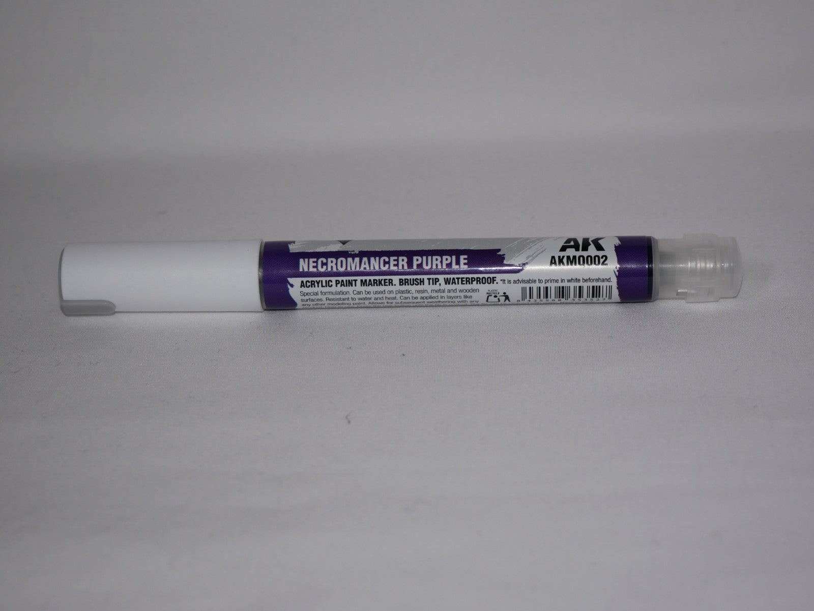 AK Interactive Acrylic Quick Gen Markers For Tabletop Games Necromancer Purple - AKMQ002