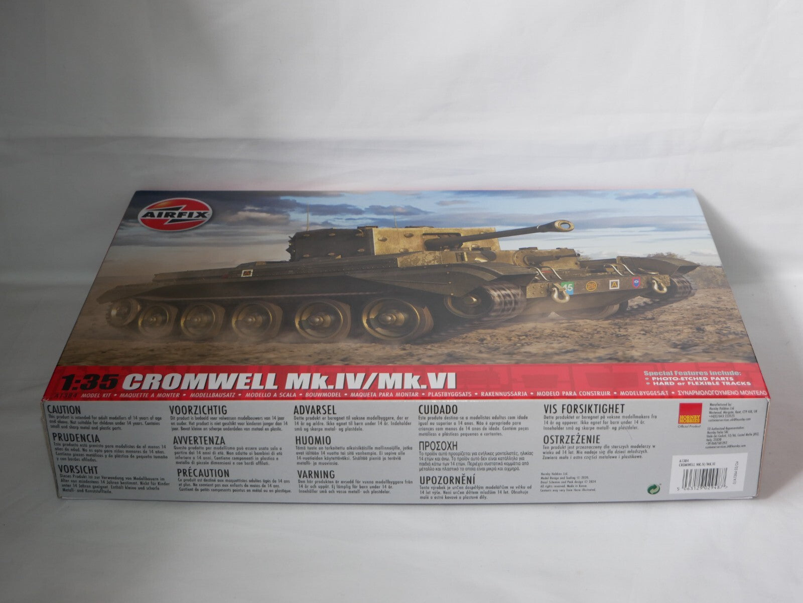 Airfix 1:35 Scale Cromwell Mk.IV / Mk.VI Cruiser Tank Kit Skill Level 3 - A1384