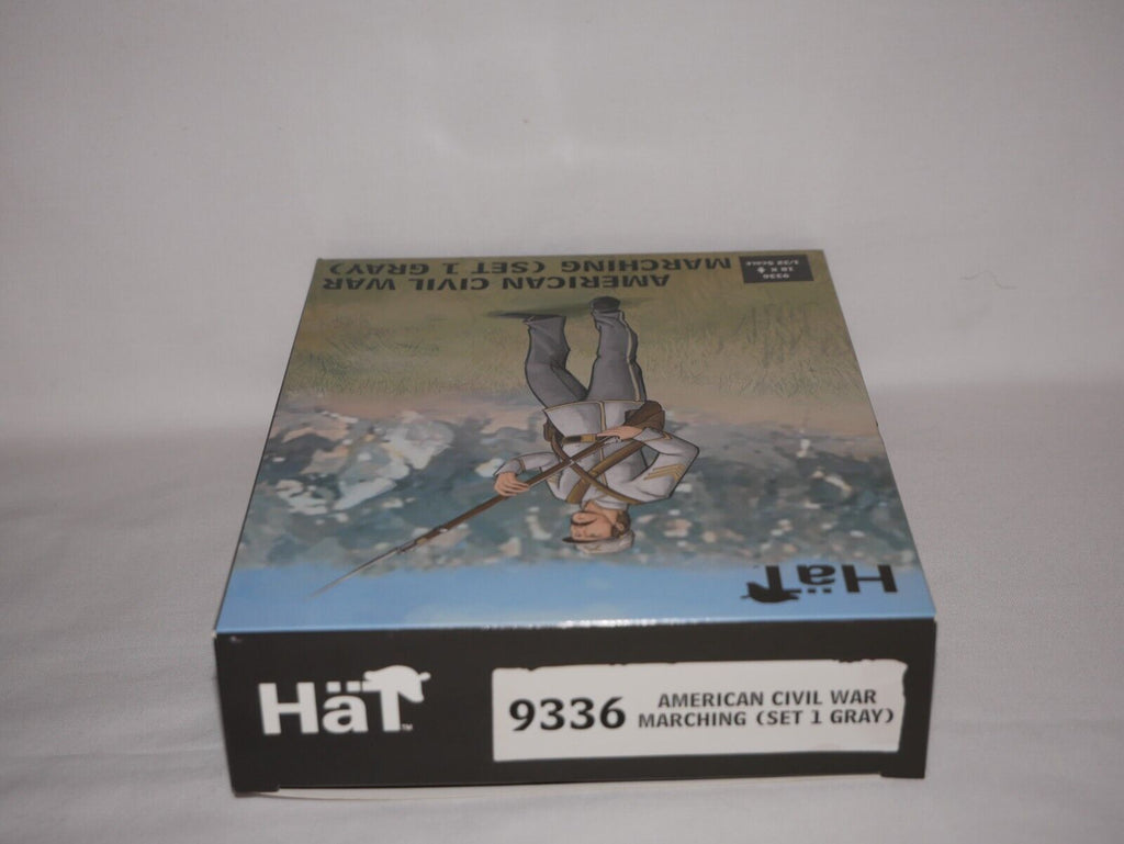 Hat Industrie 1:32 Scale American Civil War Marching (Set 1 Gray) Figures - 9336