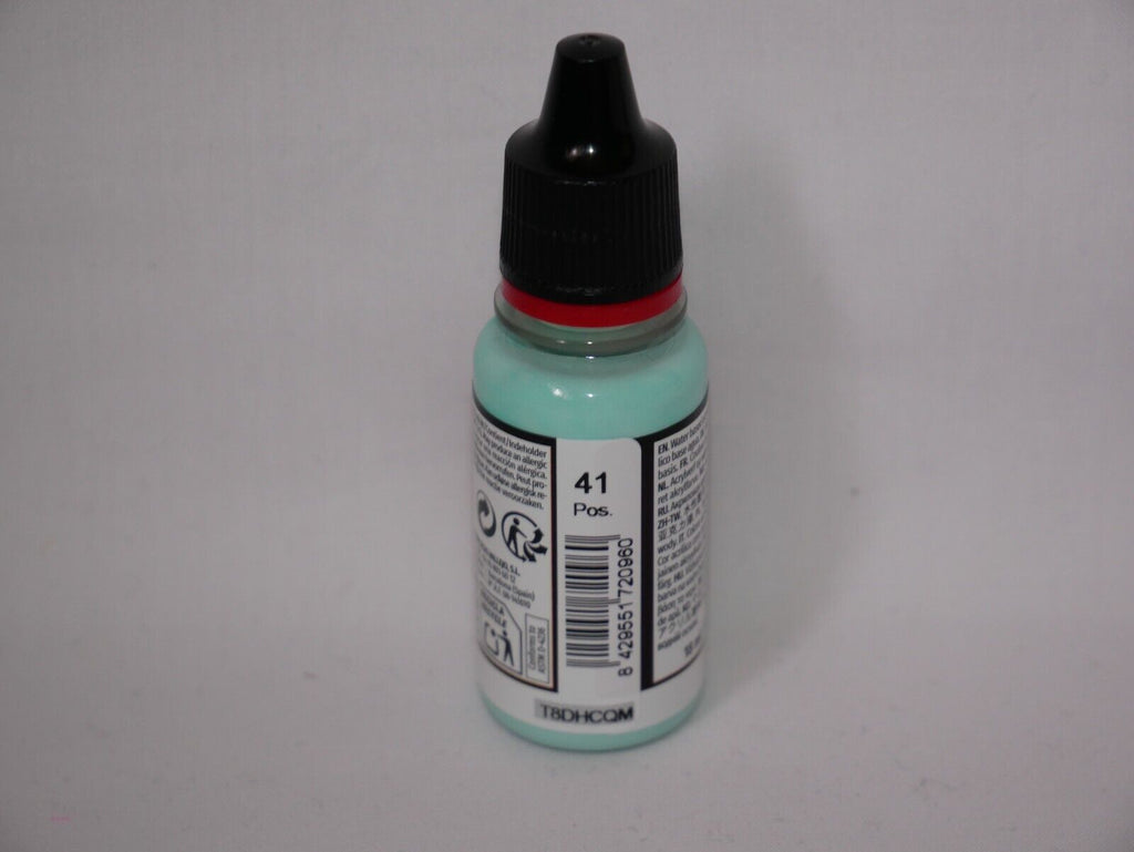 Vallejo Game Color Acrylic Range Verdigris 18ml/0.6 fl oz Dropper Bottle - 72.096