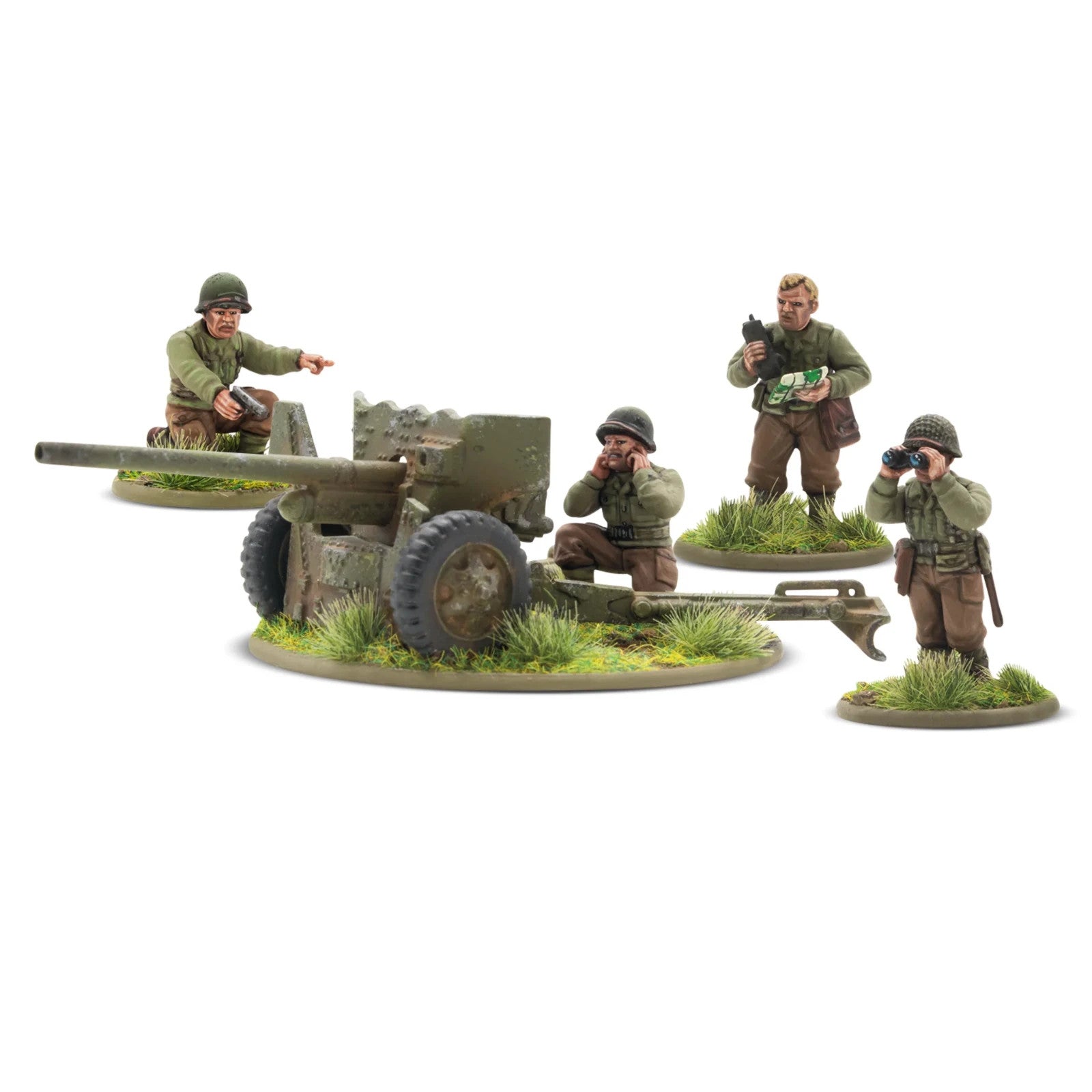 Warlord Games Bolt Action 1:56 Scale WWII US Army 57mm Anti-Tank Gun - 402013054