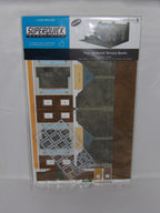 Superquick Low Relief Model Kits 1:76 Scale Four Red Brick Terrace Backs SQC5