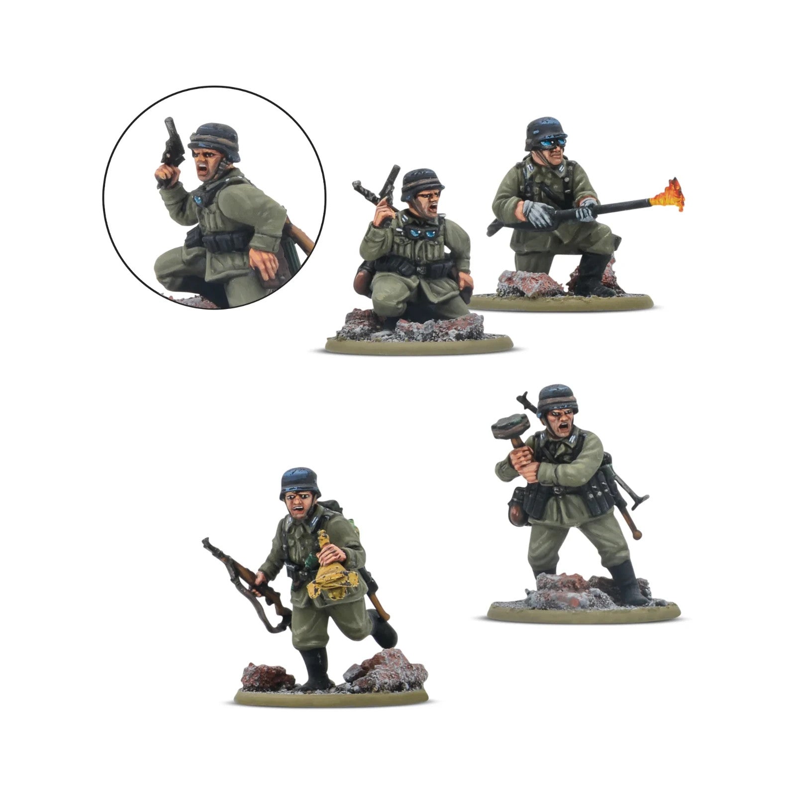 Warlord Games Bolt Action 1:56 WWII German Veteran Infantry Platoon - 402013103