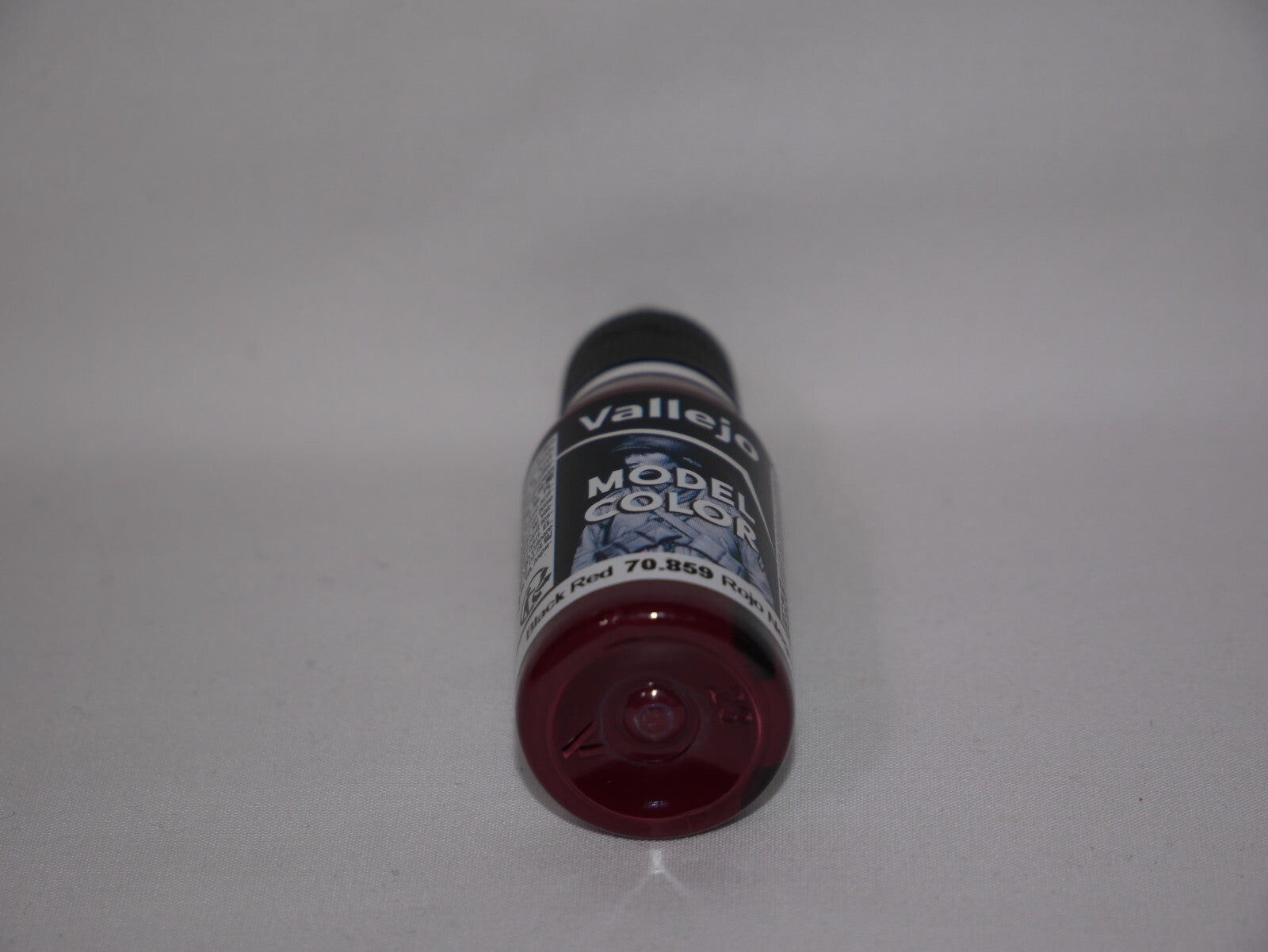 Vallejo Model Color Black Red Acrylic 18ml/0.60 fl oz Dropper Botlle - 70.859