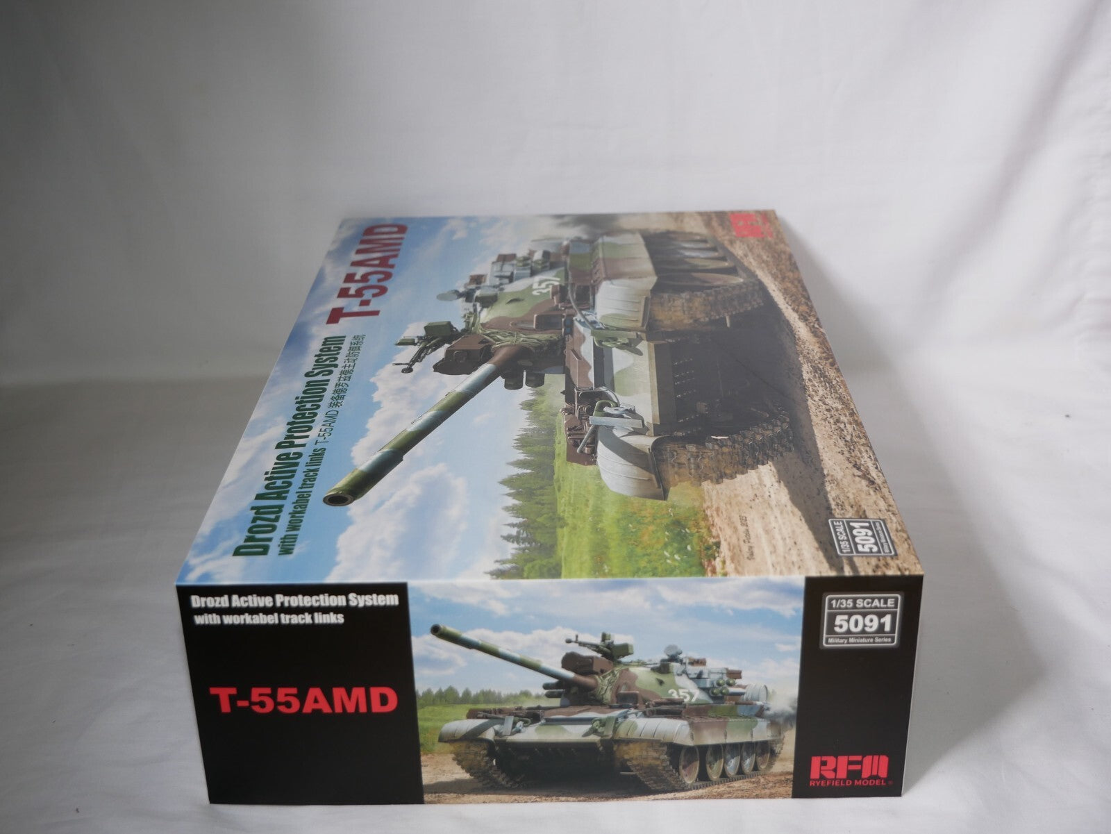 Ryefield Model 1:35 Soviet Union T-55 AMD Drozd Active Protection System - 5091