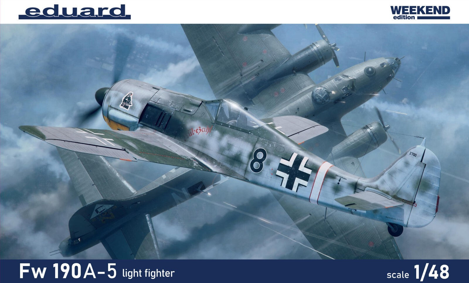 Eduard 1:48 Scale Kit Focke-Wulf Fw 190A-5 Light Fighter Weekend Edition - 84118