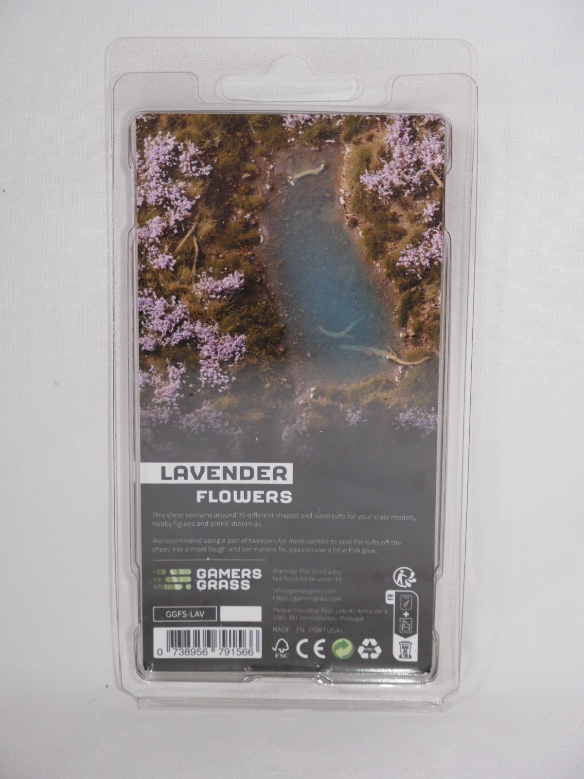 Gamers Grass Lavender Flowers Grass Tufts For Model Bases 75x Per Pack GGFS-LAV