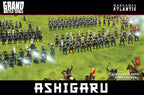 Wargames Atlantic Grand Battle Scale Hard Plastic 10mm Ashigaru Models WAARN005S