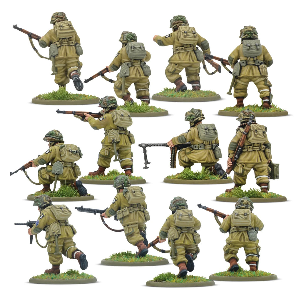 Warlord Games Bolt Action 1:56 WWII US Army Airborne (D-Day) Platoon - 402013102