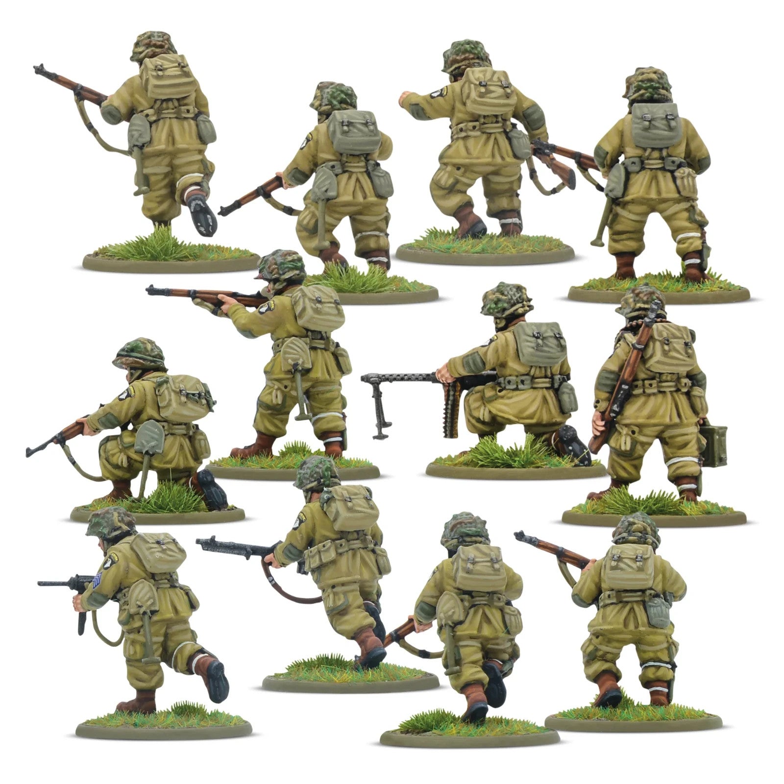 Warlord Games Bolt Action 1:56 WWII US Army Airborne (D-Day) Platoon - 402013102