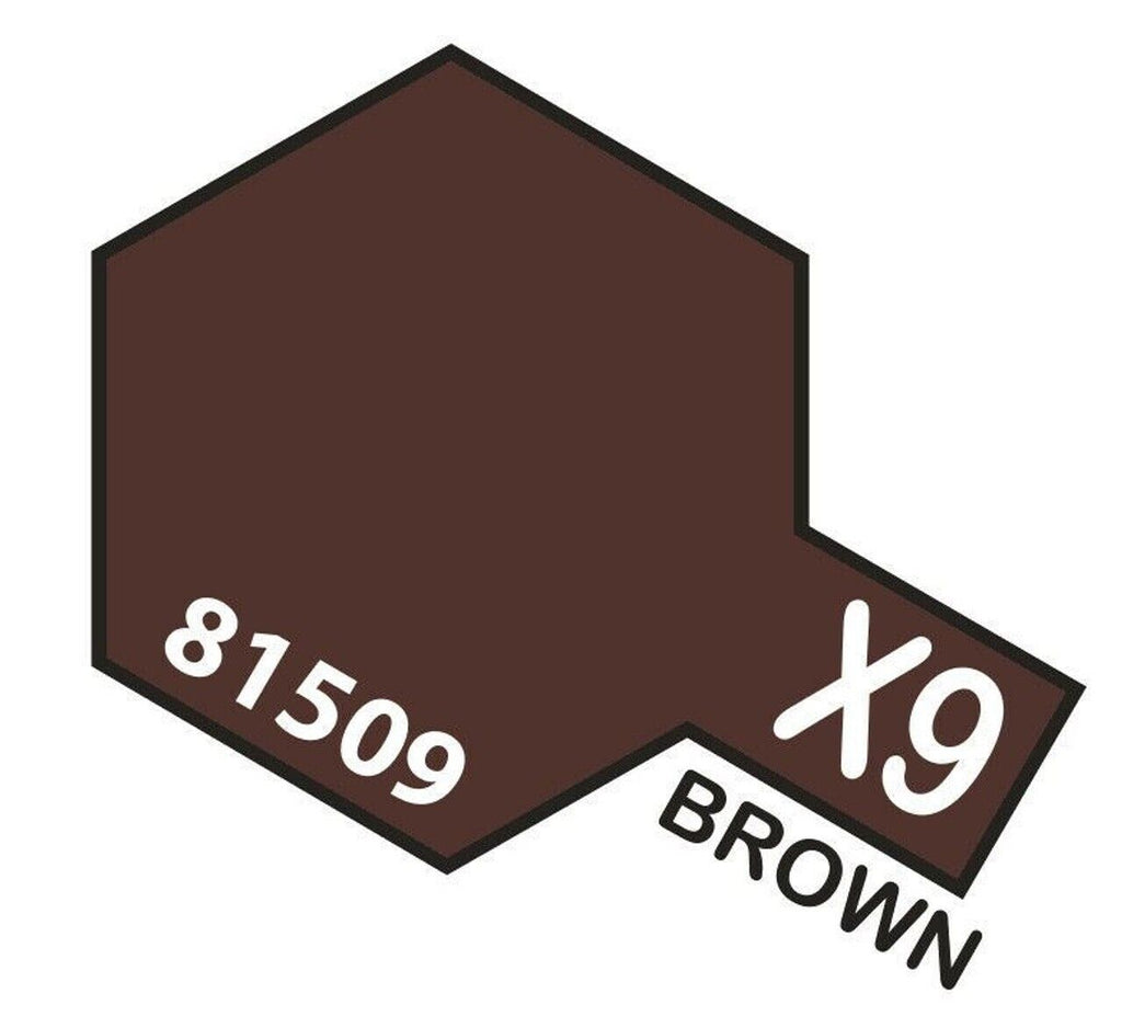 Tamiya Color Acrylic Modeling Paint Mini X-9 Brown 10ml (1/3oz) Glass Jar 81509