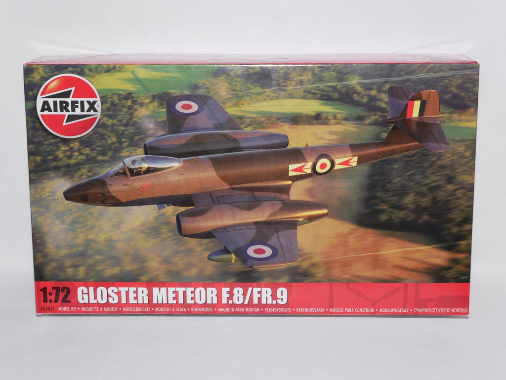 Airfix 1:72 Scale Gloster Meteor F.8/FR.9 Plastic Model Kit Skill Level 1 A04067