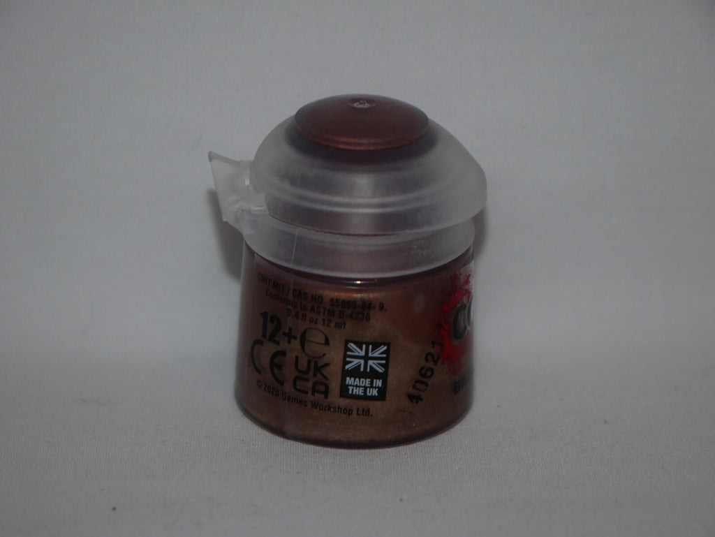 Citadel Colour Base Balthasar Gold Metallic Acrylic 12ml/0.40 fl oz Pot (21-29)