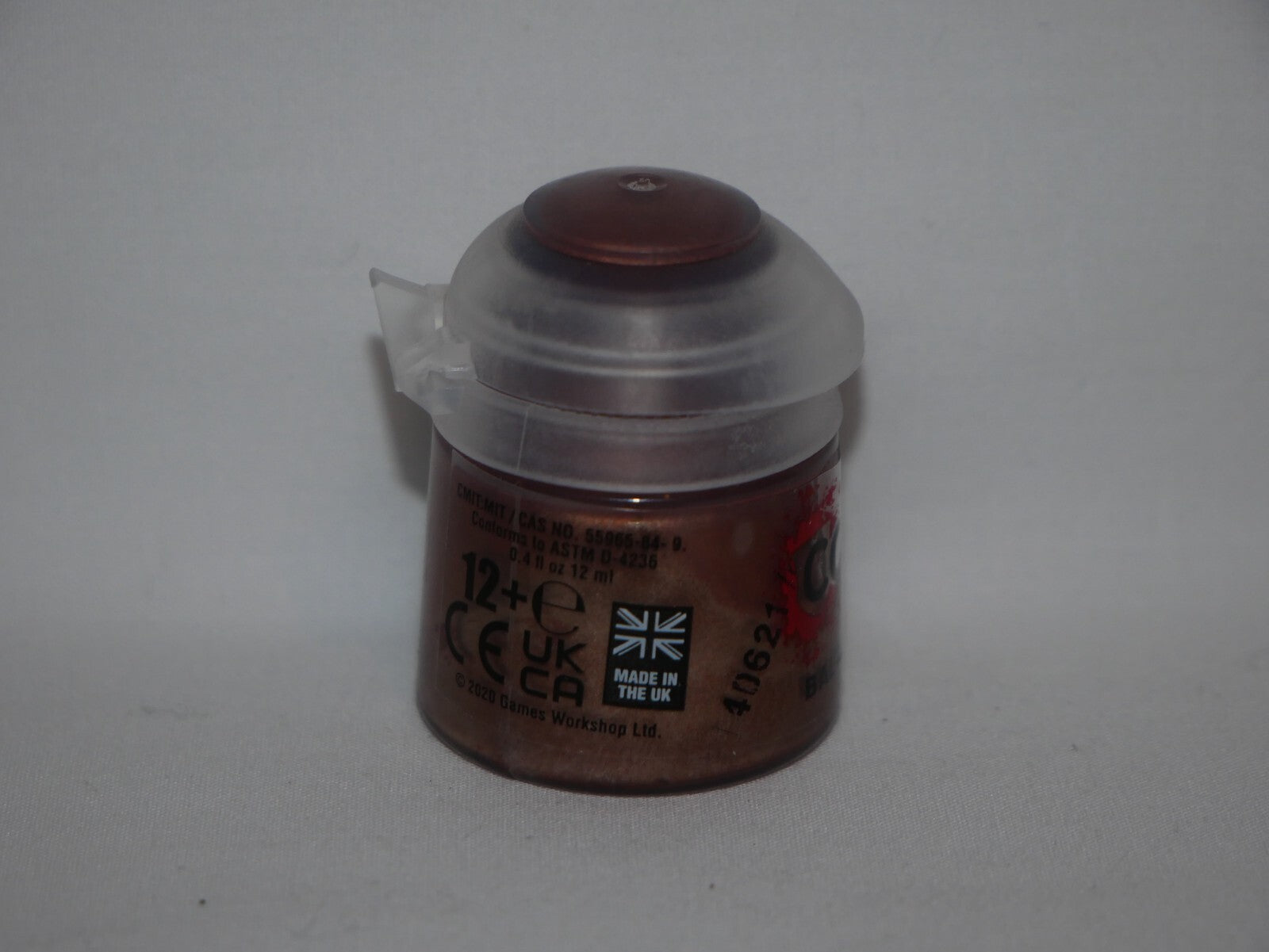 Citadel Colour Base Balthasar Gold Metallic Acrylic 12ml/0.40 fl oz Pot (21-29)